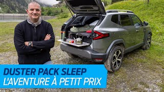 Dacia Duster PACK SLEEP Laventure à petit prix [upl. by Enitsirt112]