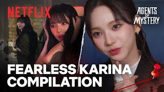 Fearless Karina Moments in Agents of Mystery  Netflix ENG SUB [upl. by Elicia]