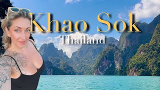 Khao Sok National Park Thailand Best Cheow Larn Lake Jungle Hike amp Cave Exploration [upl. by Yaresed]