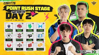 HI FFWS Global Finals 2024  Point Rush Stage Day 2 [upl. by Loftis]