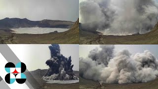 Aktuwal na kuha ng phreatomagmatic eruption ng Taal Volcano [upl. by Sajet470]