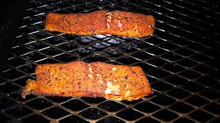 Smoked salmon on the stick burner [upl. by Weide]