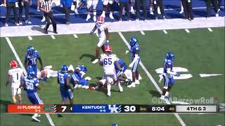 Trevin Wallace Kentucky LB vs Florida 2023 [upl. by Arytas]