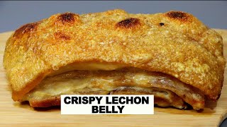 How to cook Crispy Lechon Belly by LUTONG KARINYOSO [upl. by Inavoy385]