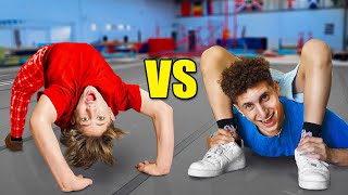 BROTHERS VS EXTREME GYMNASTICS CHALLENGES [upl. by Aineg479]