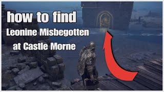 How to Find Leonine Misbegotten at Castle Morne ELDEN RING [upl. by Tabor]