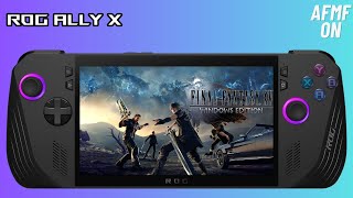 Asus Rog Ally X Final Fantasy XV Windows Edition Gameplay All TDPBattery Life Test High Settings [upl. by Millian]