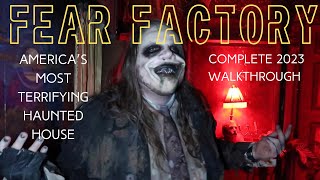 Fear Factory is America’s Most Terryfying Haunted House Attraction  The COMPLETE 2023 Walkthrough [upl. by Ecnerrat838]