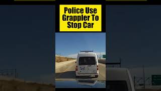 Police Use Grappler To Stop Car [upl. by Einnaffit]