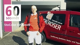 60 seconds – StoColor Dryonic® – Ralf Roser [upl. by Enaej]