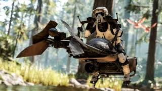 SW battlefront Speeder Bike sound FX new mix [upl. by Monti]