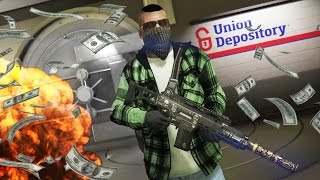 GTA 5 Real Life Thug Mod 17  ROBBING A BANK GTA 5 Mods Gameplay [upl. by Cahilly67]