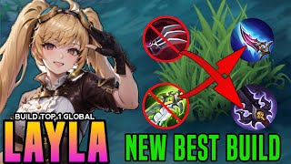 100 BROKEN Layla New Best Build and Emblem  Build Top Global Layla 2024  MLBB [upl. by Tiersten183]