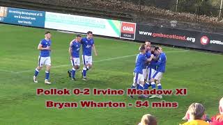 Pollok v Irvine Meadow XI  5th November 2022 [upl. by Gorrono]