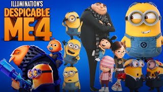 Despicable Me 4 Full Movie English 2024  Steve Carell Kristen Wiig Pierre Coffin  Review amp Facts [upl. by Godspeed489]