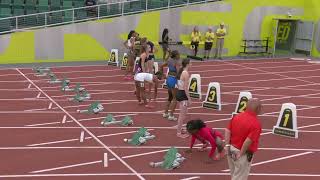 Girls 100m Championship Final  Nike Outdoor Nationals 2023 [upl. by Sylvanus]