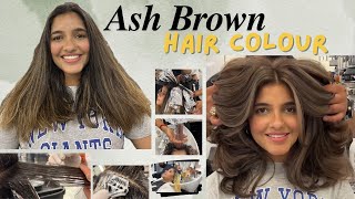 Ash brown Haircolour education haircolour hairtransformation youtube [upl. by Ardnosal726]