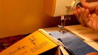 VINTAGE PENNCREST MODEL P1 PORTABLE SEWING MACHINE [upl. by Vasileior]