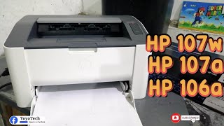 HP Laser 107W I Cambio de Toner  TIPS 2021 [upl. by Akerdnuhs]