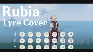 Rubia  Genshin Impact Lyre Cover [upl. by Ylla]