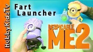 Despicable Me 2 McDonalds Happy Meal toys Purple Minion Stuart and Tim [upl. by Vivianne]