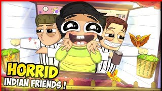 Horrid Indian Friends Cartoon Video hindi Roastinghub 😅 Hardtoonz22 [upl. by Sedrul]