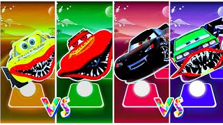 Lighting McQueen eater 🆚 McQueen Cars  Tiles Hop EDM Rush 🎶🎧 [upl. by Rehpotsirhcnhoj854]