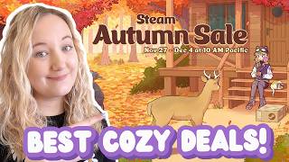 BEST Cozy Game Deals in Steam Autumn Sale 2024 [upl. by Follansbee]