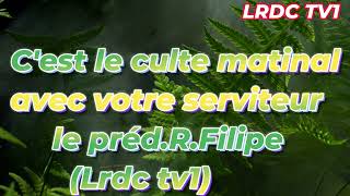 DOÙ ME VIENDRA LE SECOURS CETTE ANNÉE  CULTE MATINAL DU 23102024 SUR LRDC TV1 jesus culte [upl. by Fairleigh103]