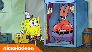 SpongeBob Schwammkopf  5 MINUTEN in denen SpongeBob vor lauter Senf explodiert  Nickelodeon [upl. by Alenson]