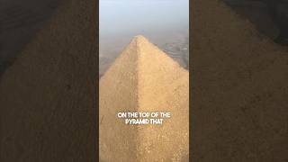 This guy saw something crazy on the top of a pyramid in Egypt 😳 [upl. by Vasileior]