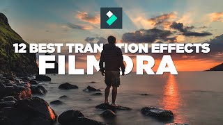 12 Best Transition Effects in Filmora  How to Use Filmora Transitions [upl. by Carnahan429]