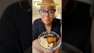 •Easy Apple Cobbler•  Fall Desserts 🍎 shorts relatable cooking foodie cooking dessertblogger [upl. by Rakel]