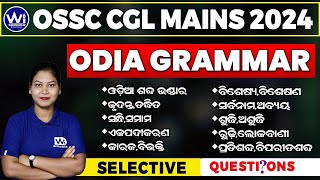 ODIA  Selective Questions Discussion  Episode 4  OSSC CGL MAINS 2024 ossccgl2024 odiareasoning [upl. by Langill]