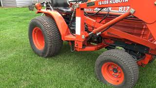 Kubota B1750 Overview [upl. by Merceer]