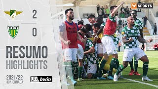 Highlights  Resumo Moreirense 20 Tondela Liga 2122 30 [upl. by Abate]