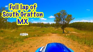 Full lap of South Grafton Motorcycle Club MX track on Husqvarna TC65 [upl. by Dennett]