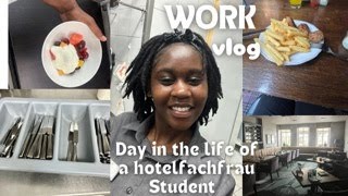 WORK VLOG  HOTELFACHFRAU STUDENT vlog ausbildung hotel hotelmanagement [upl. by Lounge319]