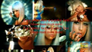 Lady GaGa  Poker Face karaoke 720p HD Lyrics On Screen [upl. by Xino]