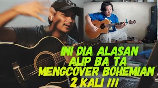 TERBARU ALIP BA TA REACTION Bohemian Rhapsody 2023 fingerstyle Queen cover [upl. by Tnias887]