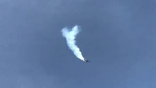 Rob Holland MXSRH Aerobatic plane at Great Pocono Raceway Airshow [upl. by Yrtsed431]