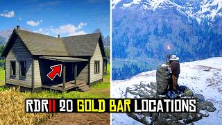 Easy 20 Gold Bar Locations Missed By Players in Red Dead Redemption 2 [upl. by Allenod]