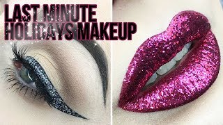 LAST MINUTE MAKEUP  Maquillage de fêtes  CALENDRIER DE LAVENT 524 [upl. by Pierrette]