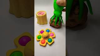 RIP Monkey 🐵 satisfying squishy frog funny trend kineticsand [upl. by Anoval917]