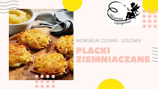 Placki ziemniaczane z sosem Lidlomix Monsieur cuisine connect [upl. by Behm]