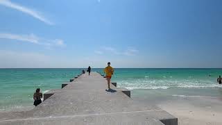 Coquina Beach Florida an amazing walk on the beach [upl. by Adnolor]