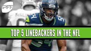 Top 5 linebackers in the NFL  PFF [upl. by Suoirred]