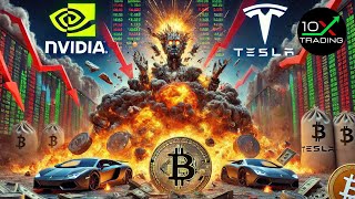 AKTIEN  quotBITCOIN VOR KORREKTURquot⚠️ quotBIG TECH KRITISCH❗quot  Nvidia Tesla Amazon Ethereum Solana [upl. by Stulin43]