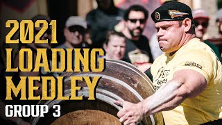 Loading Medley  2021 Worlds Strongest Man  Group Three [upl. by Aitat]