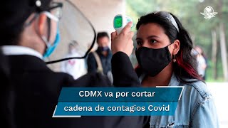 Covid CDMX Se tambalea el avance en semáforo epidemiológico [upl. by Nnod]